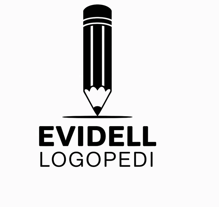 Logotyp för Evidell Logopedi
